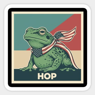 Portland Frog Hop Sticker